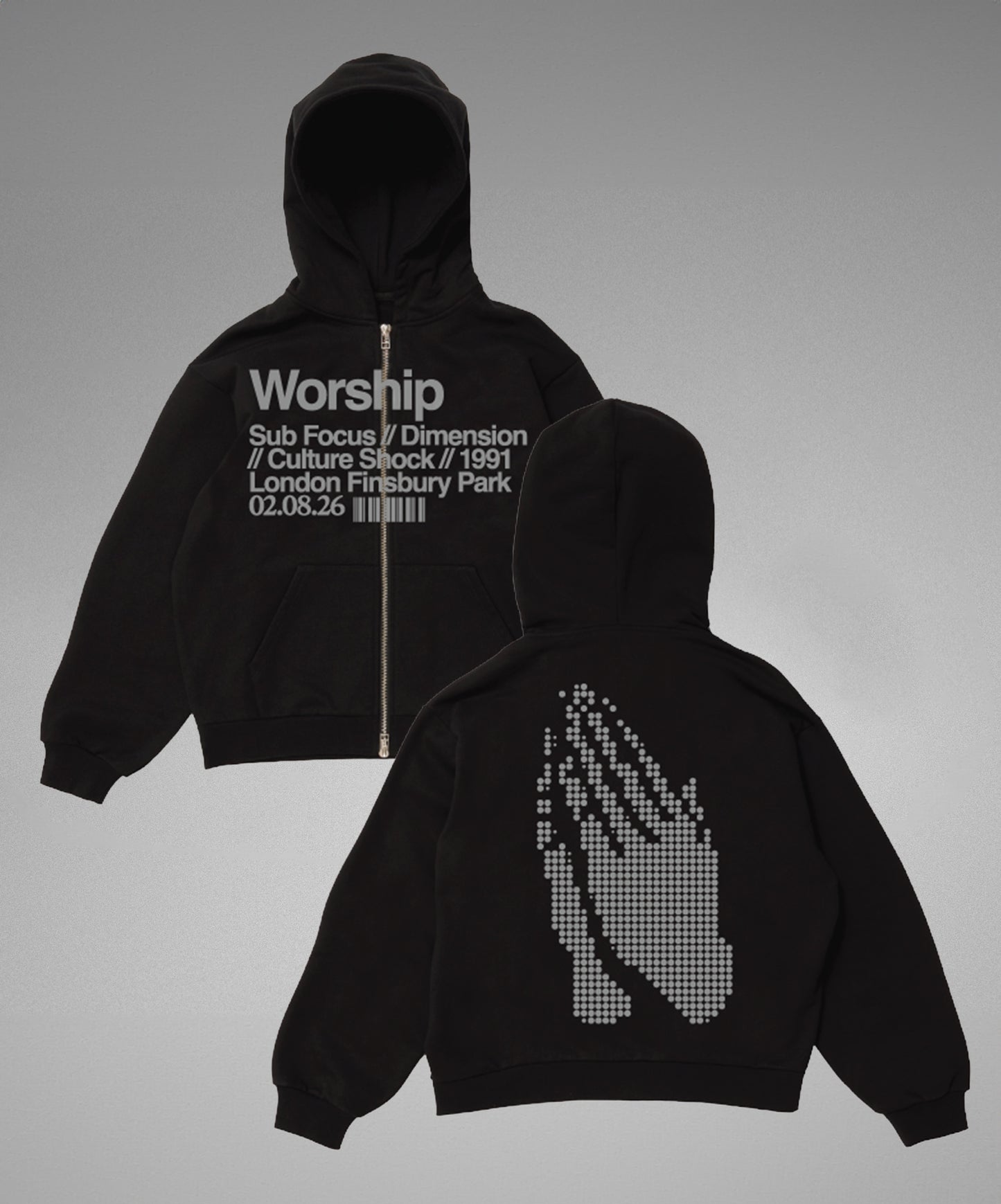 WORSHIP ZIP HOODIE