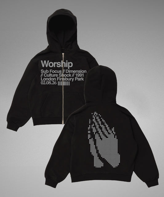 WORSHIP ZIP HOODIE
